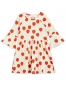 Preview: MINI RODINI Kleid Strawberries - offwhite
